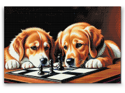 Diamond Painting - Hundeskak 1