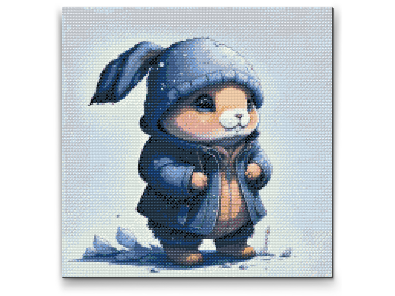 Diamond Painting - Sød hare i pels