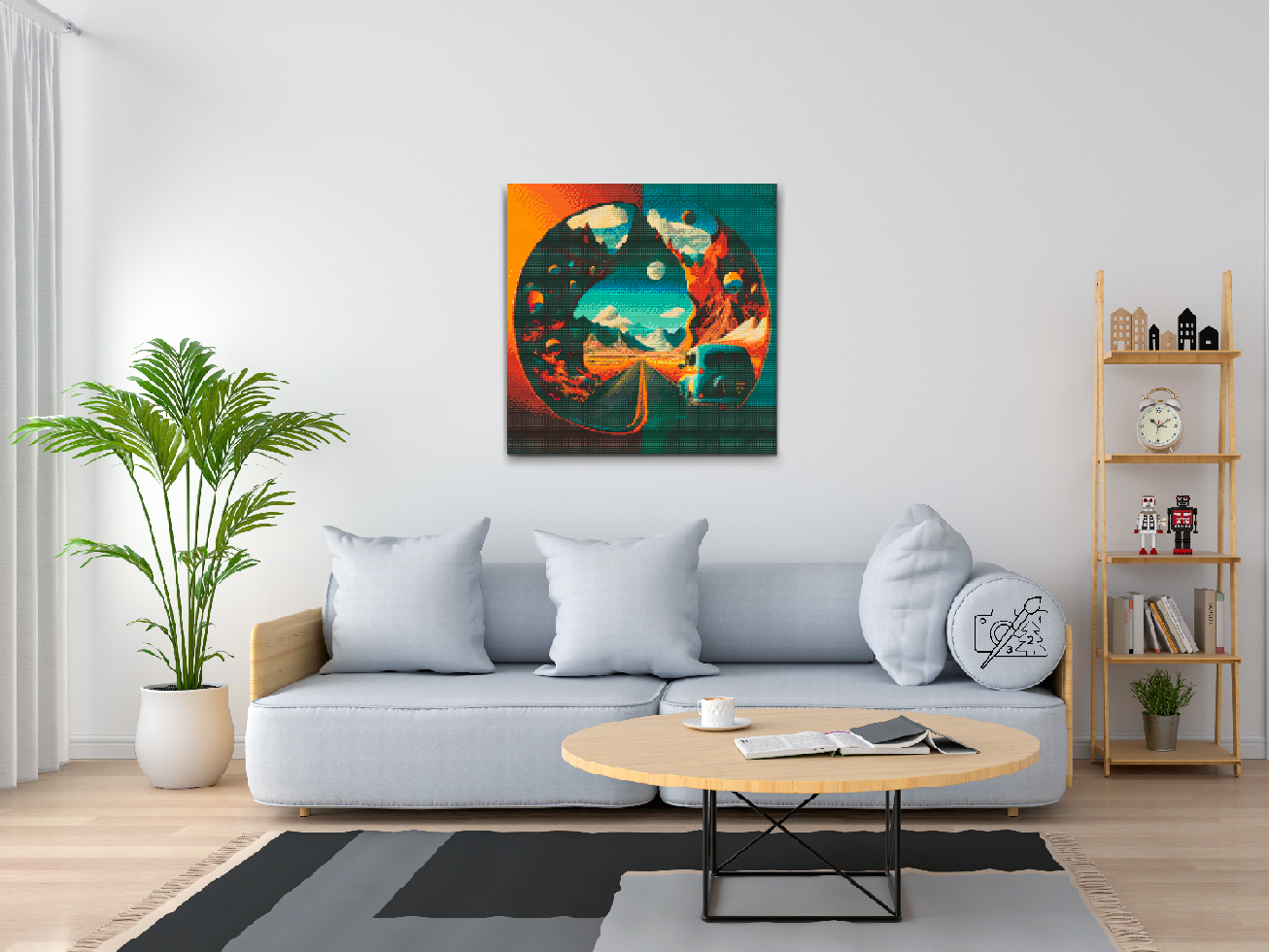Diamond Painting - På udebane i en veteran