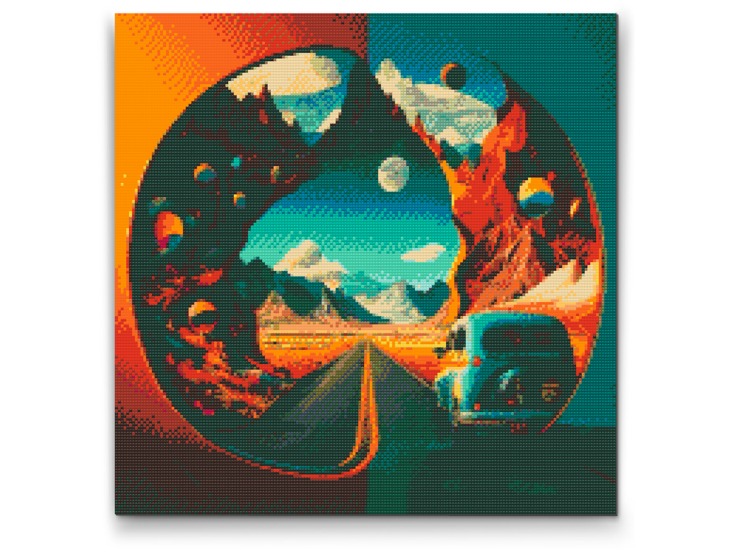 Diamond Painting - På udebane i en veteran