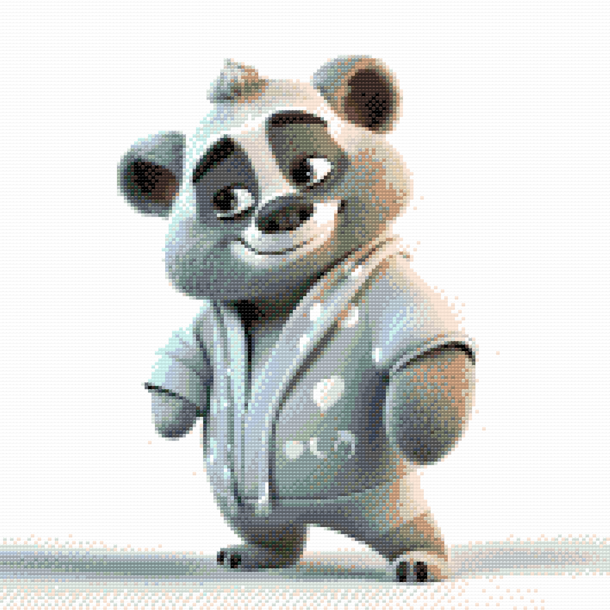 Diamond Painting - Teddybjørn i pyjamas