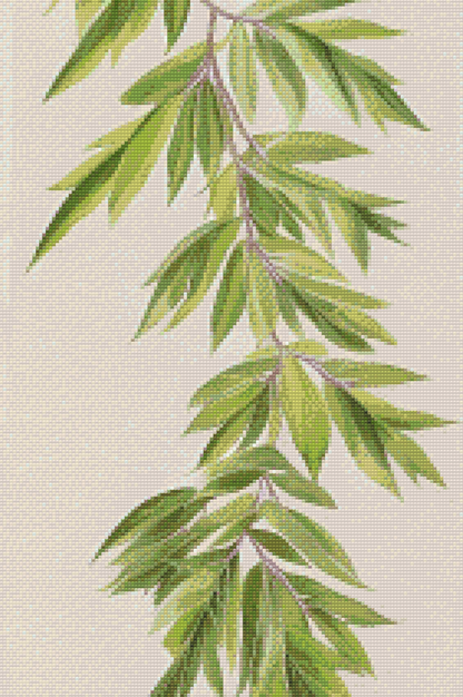 Diamond Painting - Grønne blade