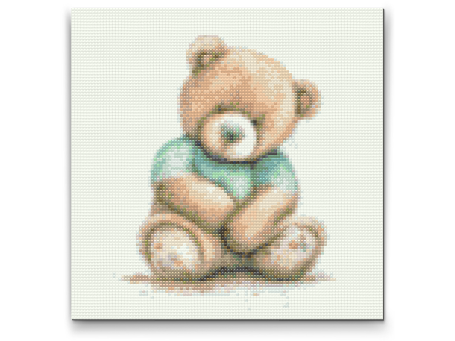 Diamond Painting - Udstoppet bamse i en t-shirt