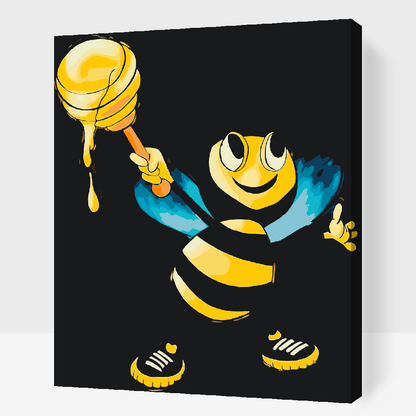 Paint by Numbers - Bi med honning