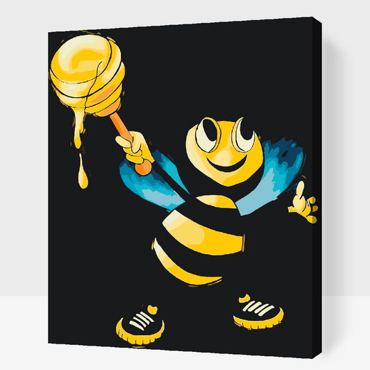 Paint by Numbers - Bi med honning
