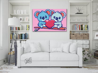 Diamond Painting - Koalakærlighed