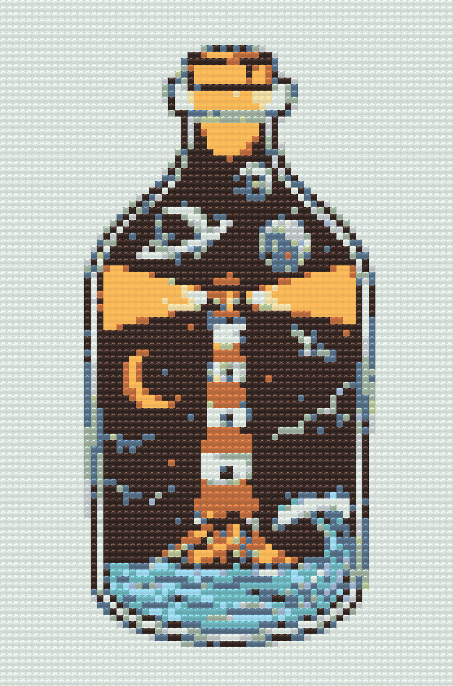Diamond Painting - Fyrtårn i en flaske