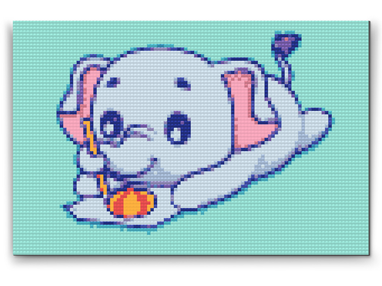 Diamond Painting - Glad elefantkalv