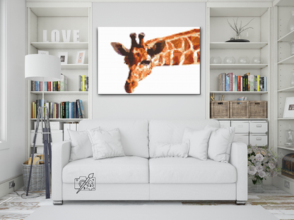 Diamond Painting - Vektorgiraf