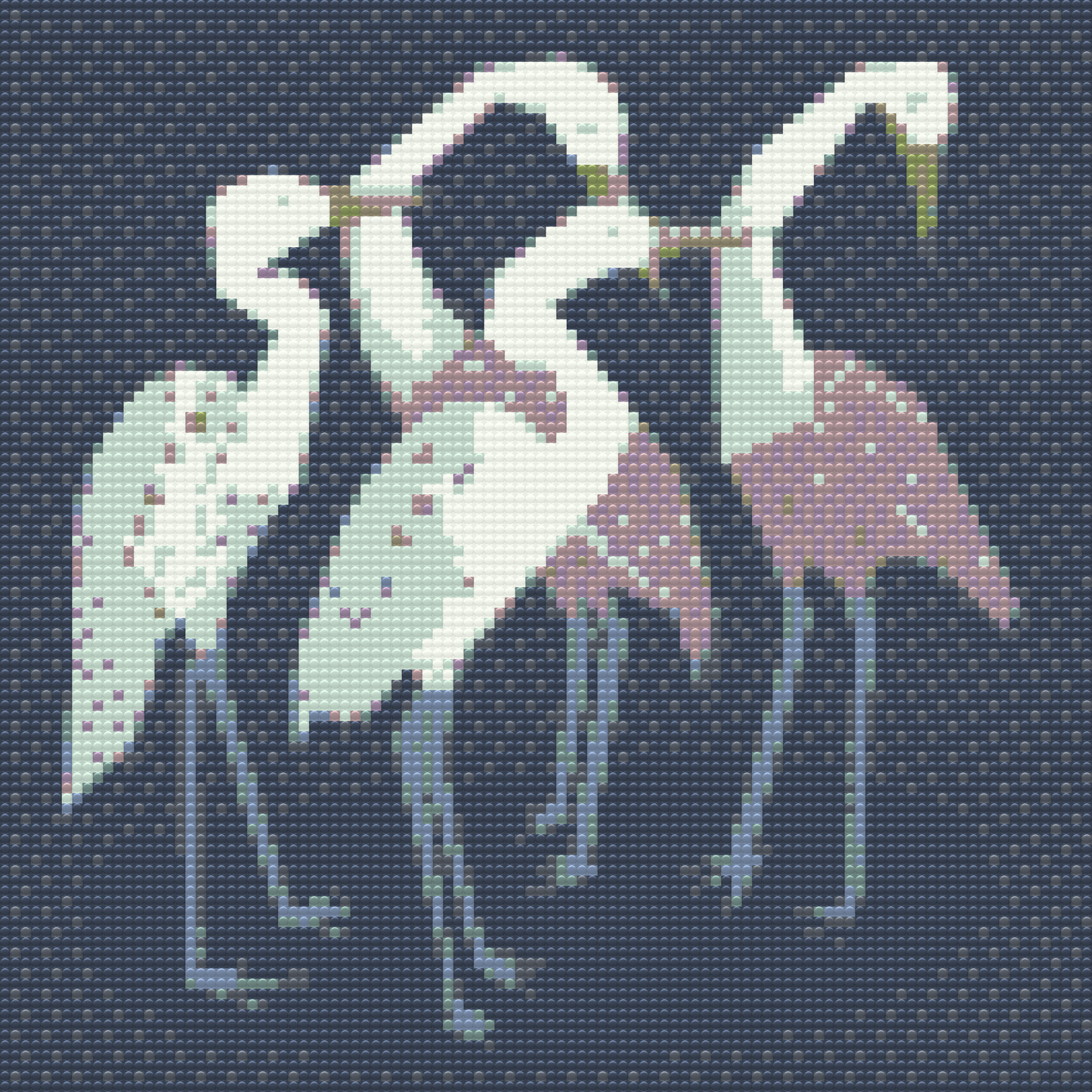 Diamond Painting - Heron-familien