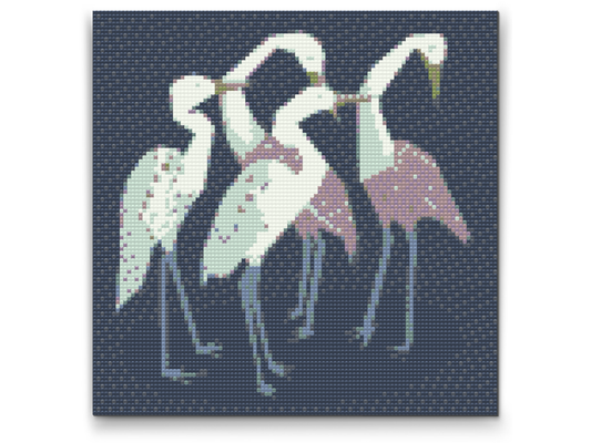 Diamond Painting - Heron-familien
