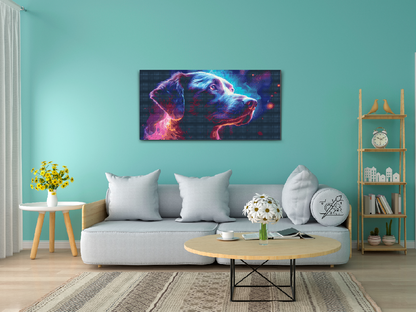 Diamond Painting - Regnbuehund