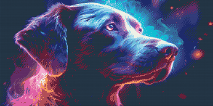 Diamond Painting - Regnbuehund
