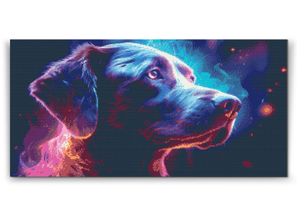 Diamond Painting - Regnbuehund