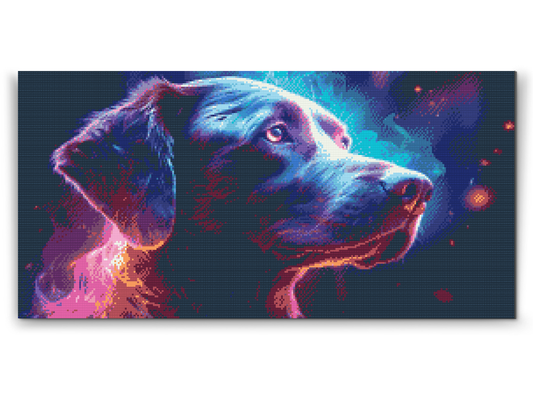 Diamond Painting - Regnbuehund