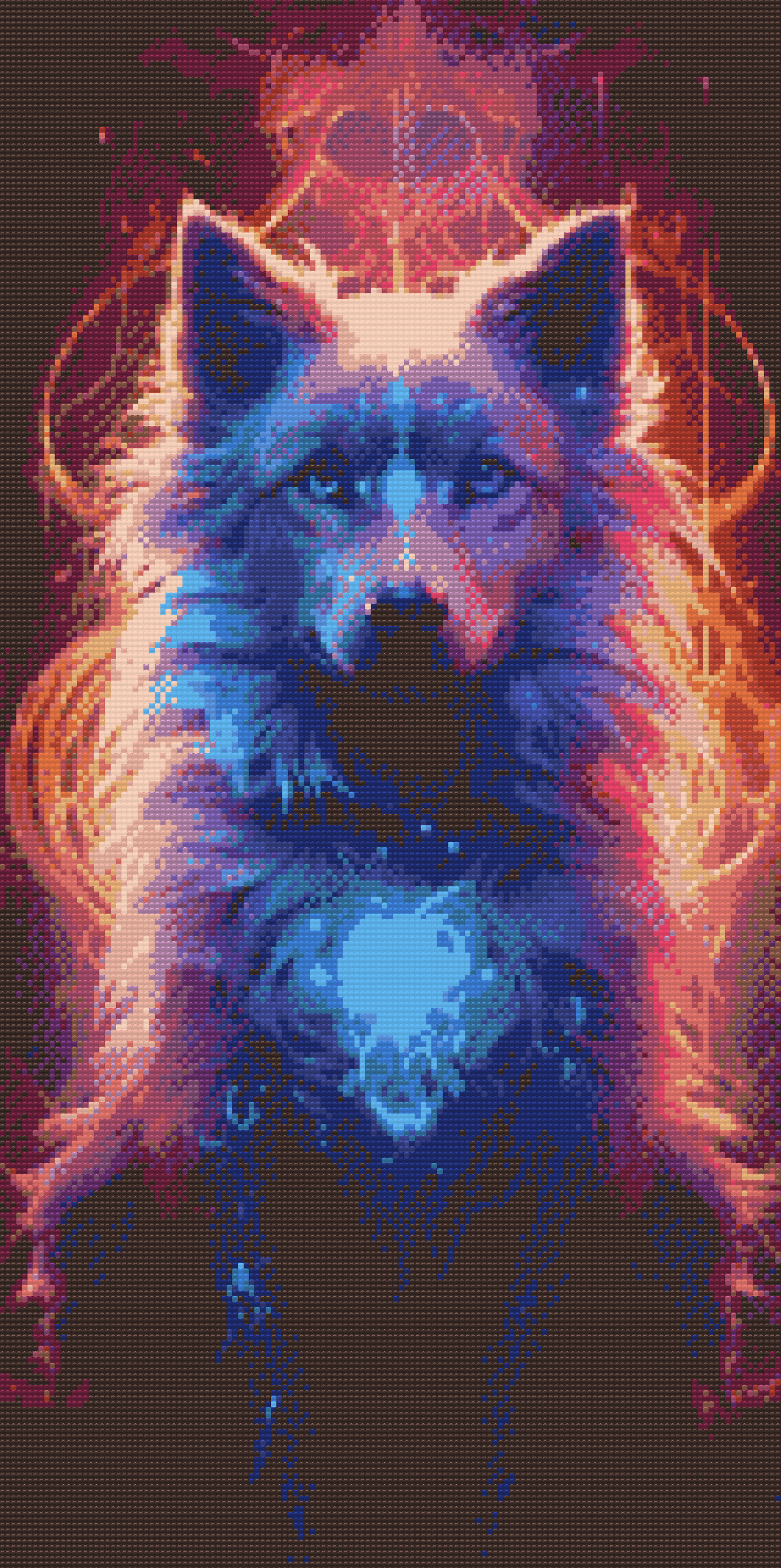Diamond Painting - Magisk ulv