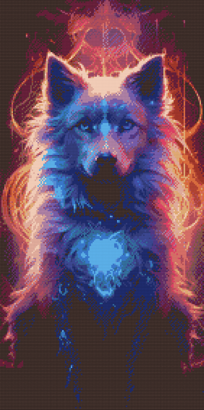 Diamond Painting - Magisk ulv