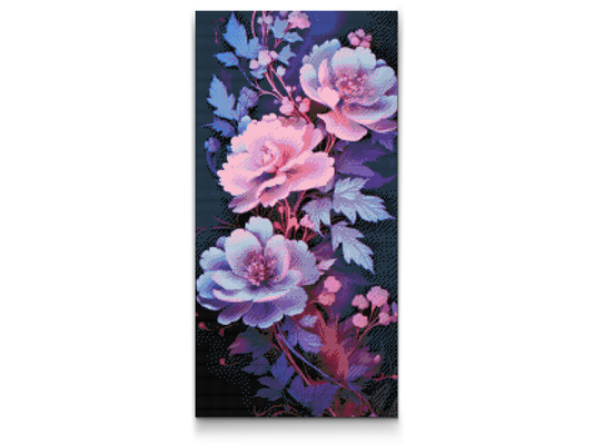 Diamond Painting - Violetblå roser