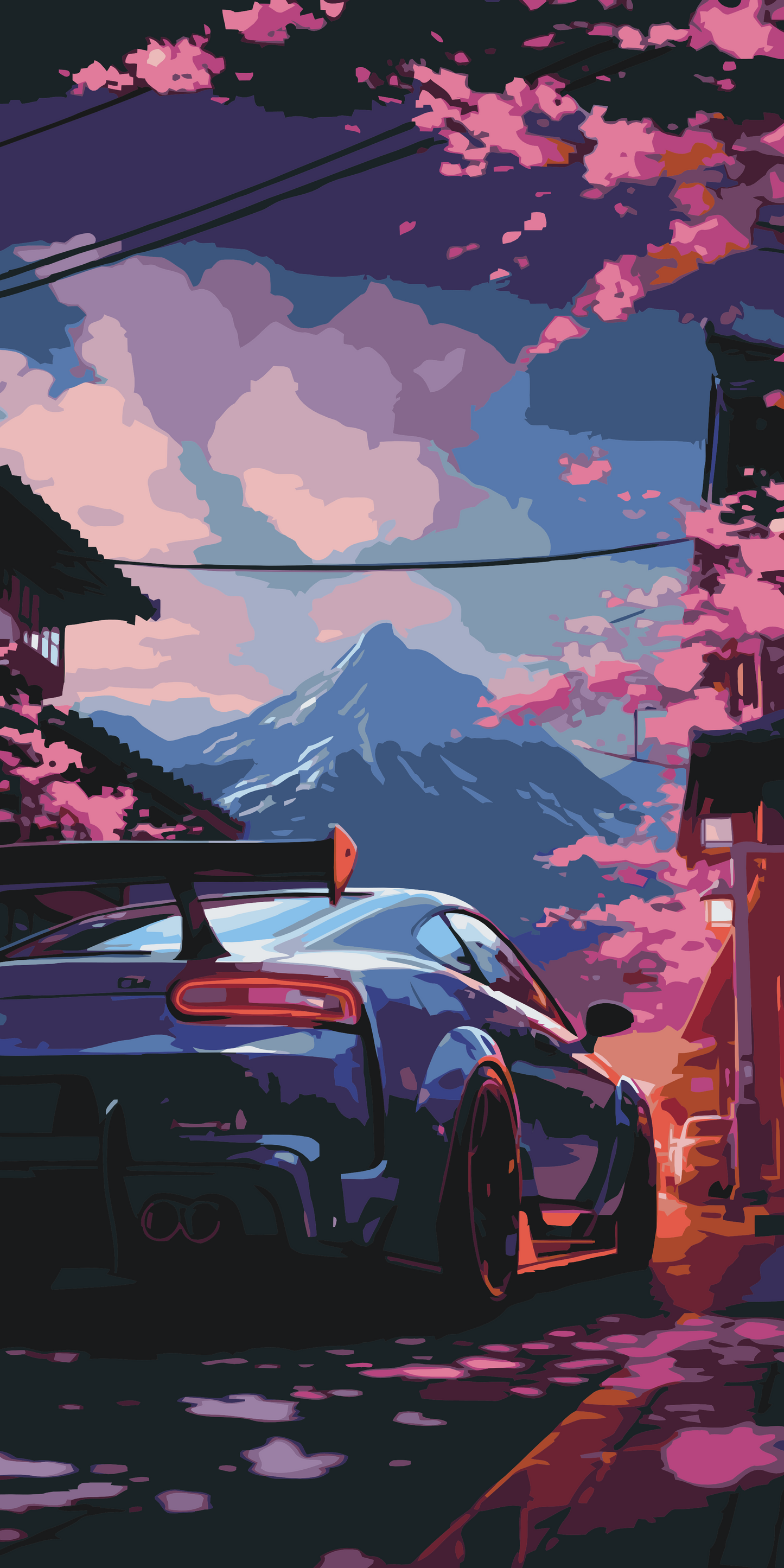 Paint by Numbers - Bil i Japan