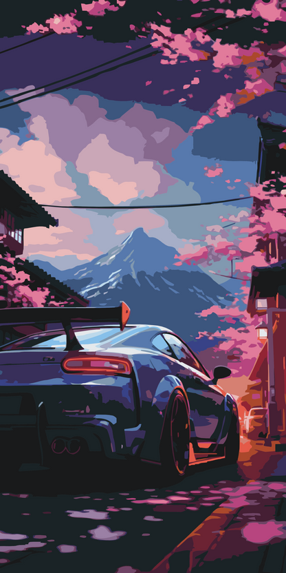 Paint by Numbers - Bil i Japan