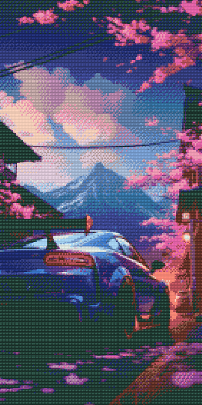 Diamond Painting - Bil i Japan