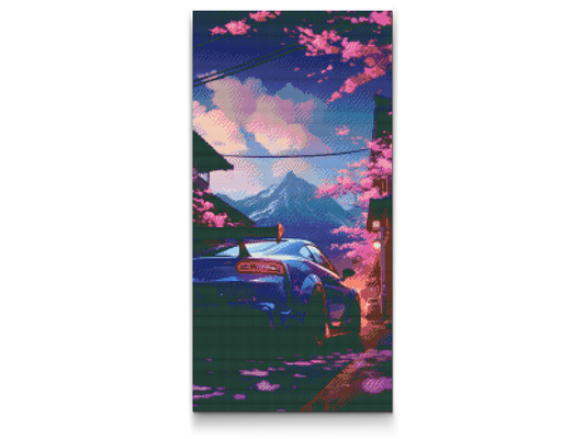 Diamond Painting - Bil i Japan