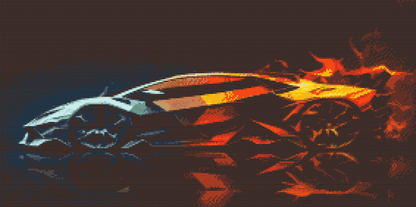 Diamond Painting - Ildvogn