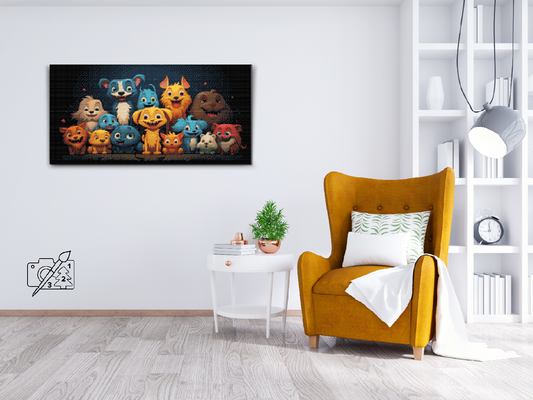 Diamond Painting - Dyreparti 2
