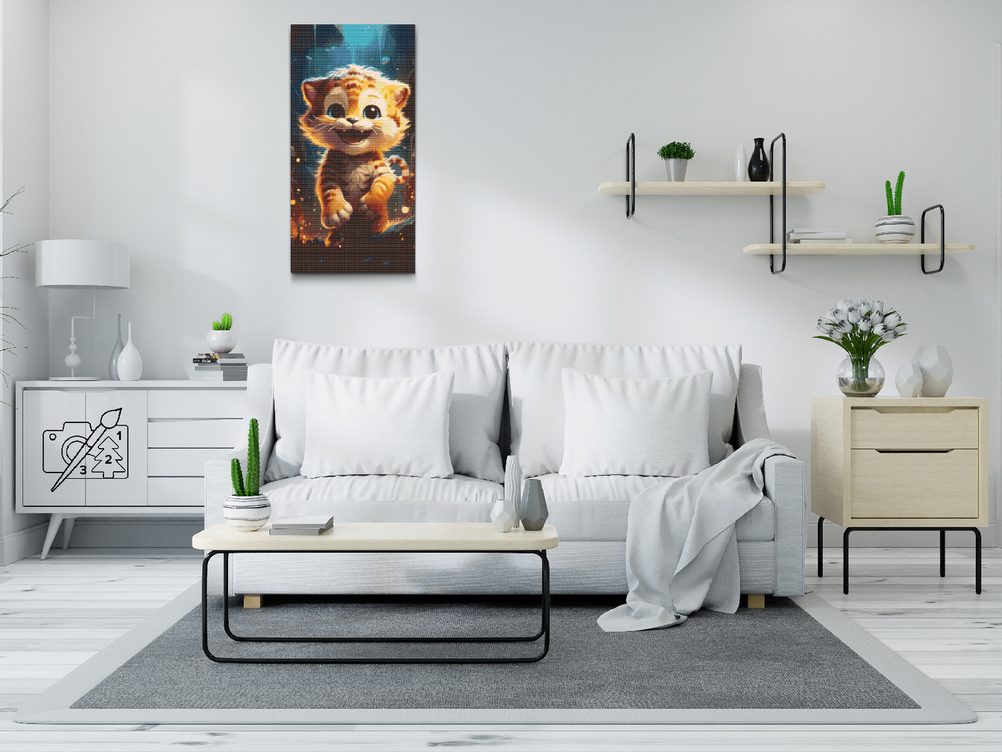 Diamond Painting - Glad tiger