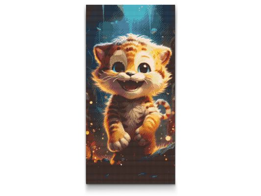 Diamond Painting - Glad tiger
