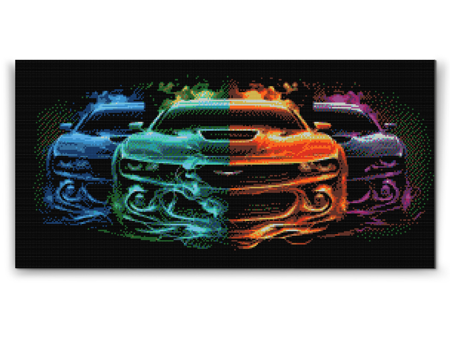 Diamond Painting - Farverig trio