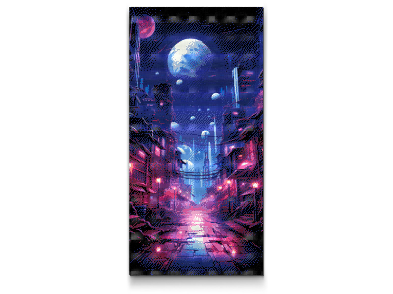 Diamond Painting - Planeter i horisonten