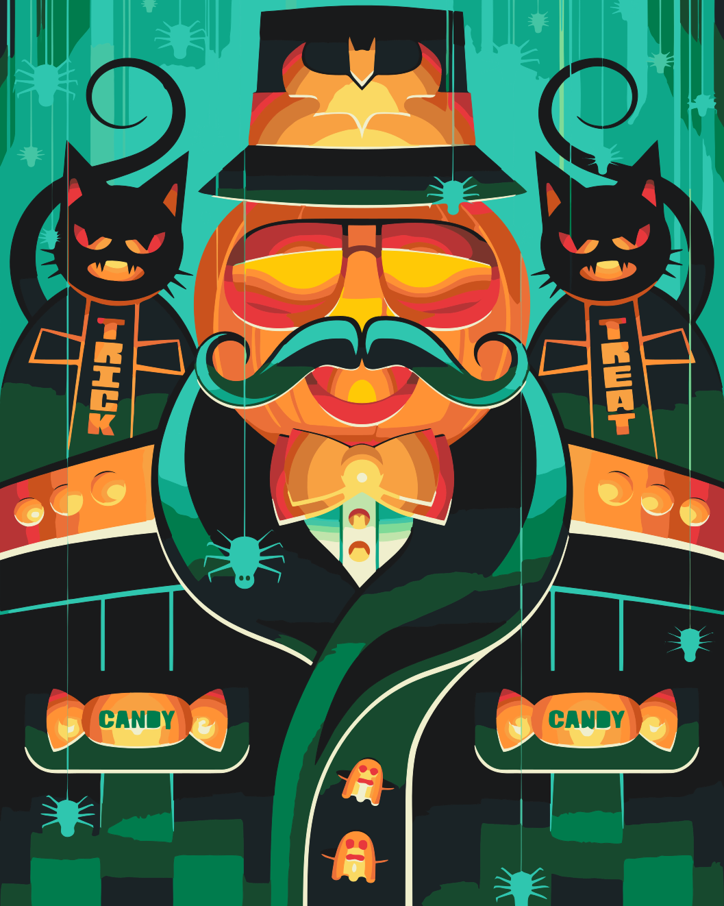 Paint by Numbers - Halloween Cats