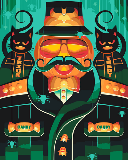 Paint by Numbers - Halloween Cats