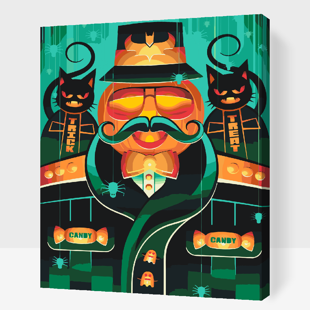 Paint by Numbers - Halloween Cats