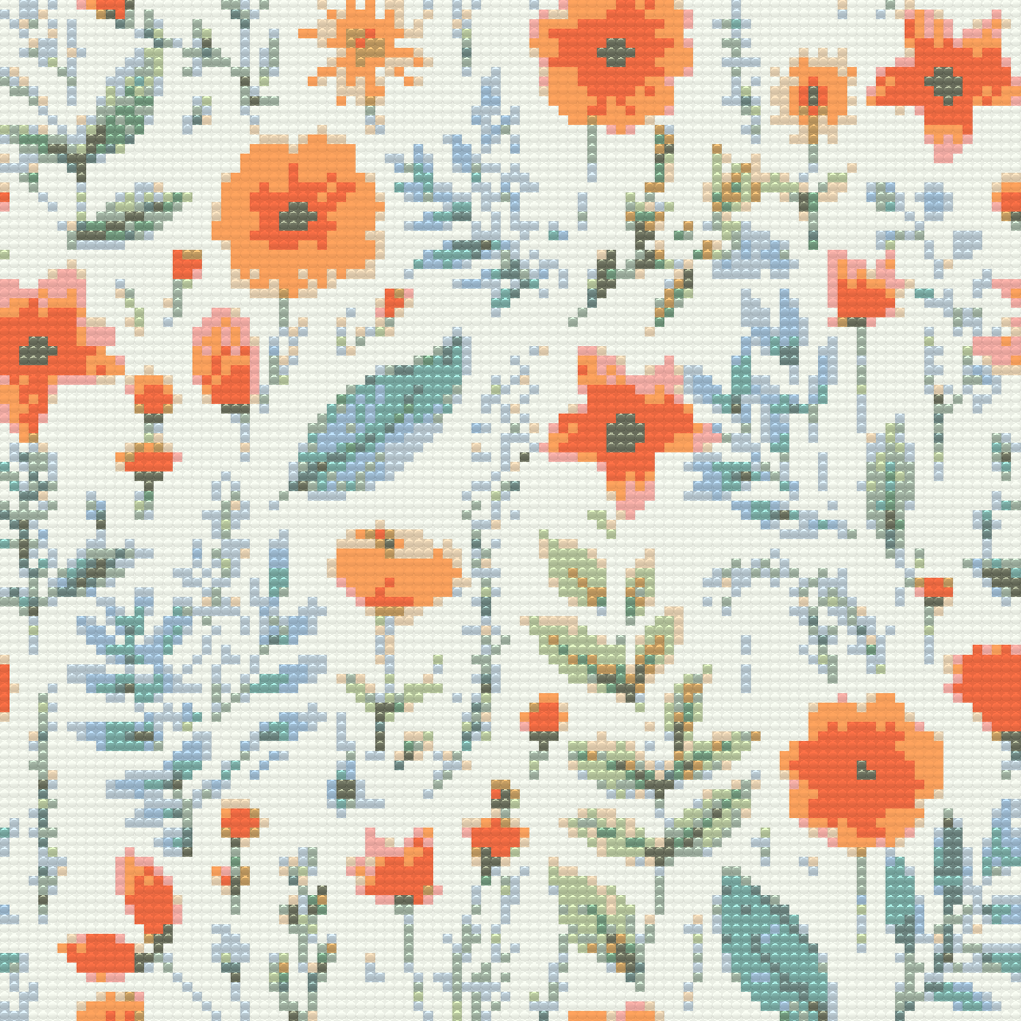 Diamond Painting - Engblomster