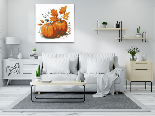 Diamond Painting - Efterårsgræskar