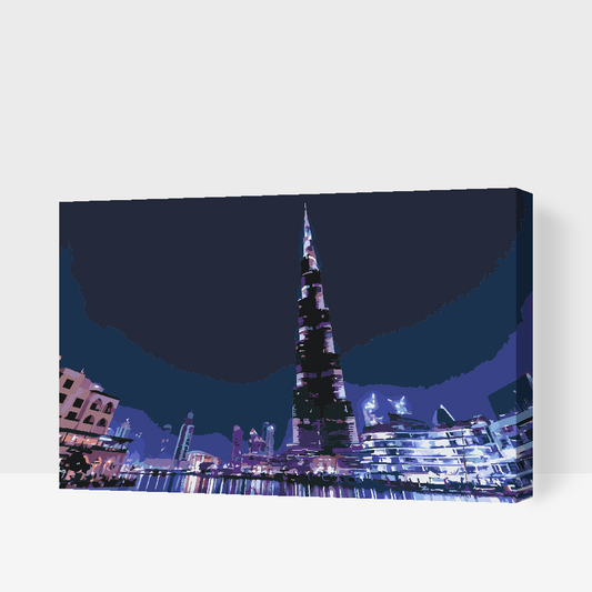 Paint by Numbers - Burj Khalifa, Dubai