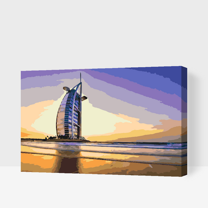 Paint by Numbers - Burj Al Arab, Dubai