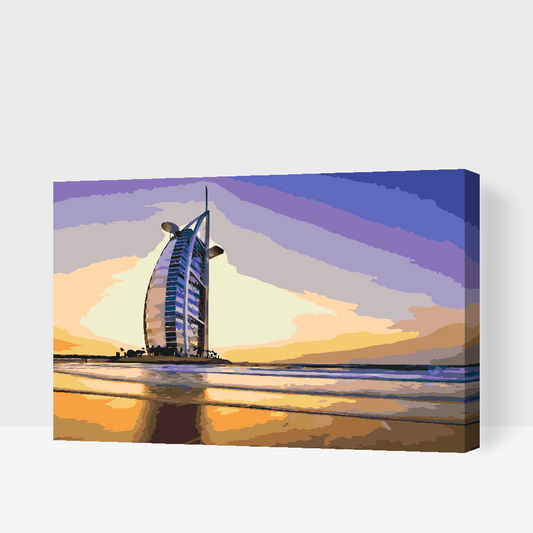 Paint by Numbers - Burj Al Arab, Dubai
