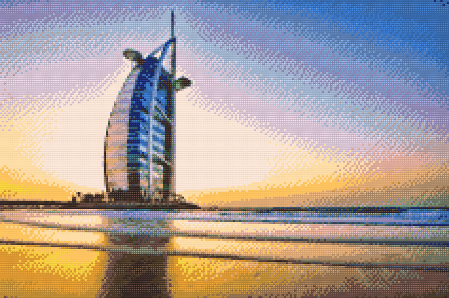 Diamond Painting - Burj Al Arab, Dubai