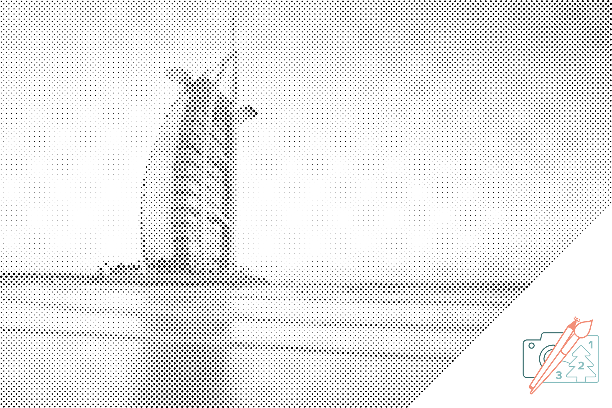 Mal-med-prikker -  Burj Al Arab, Dubai