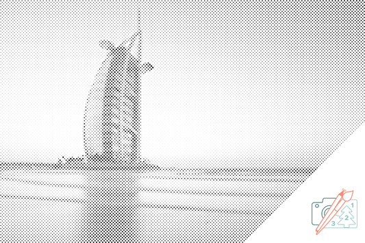 Mal-med-prikker -  Burj Al Arab, Dubai