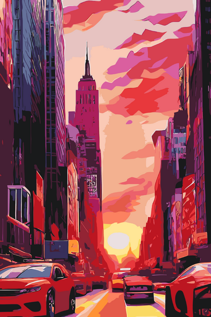 Paint by Numbers - Daggry i byen