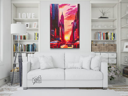 Diamond Painting - Daggry i byen