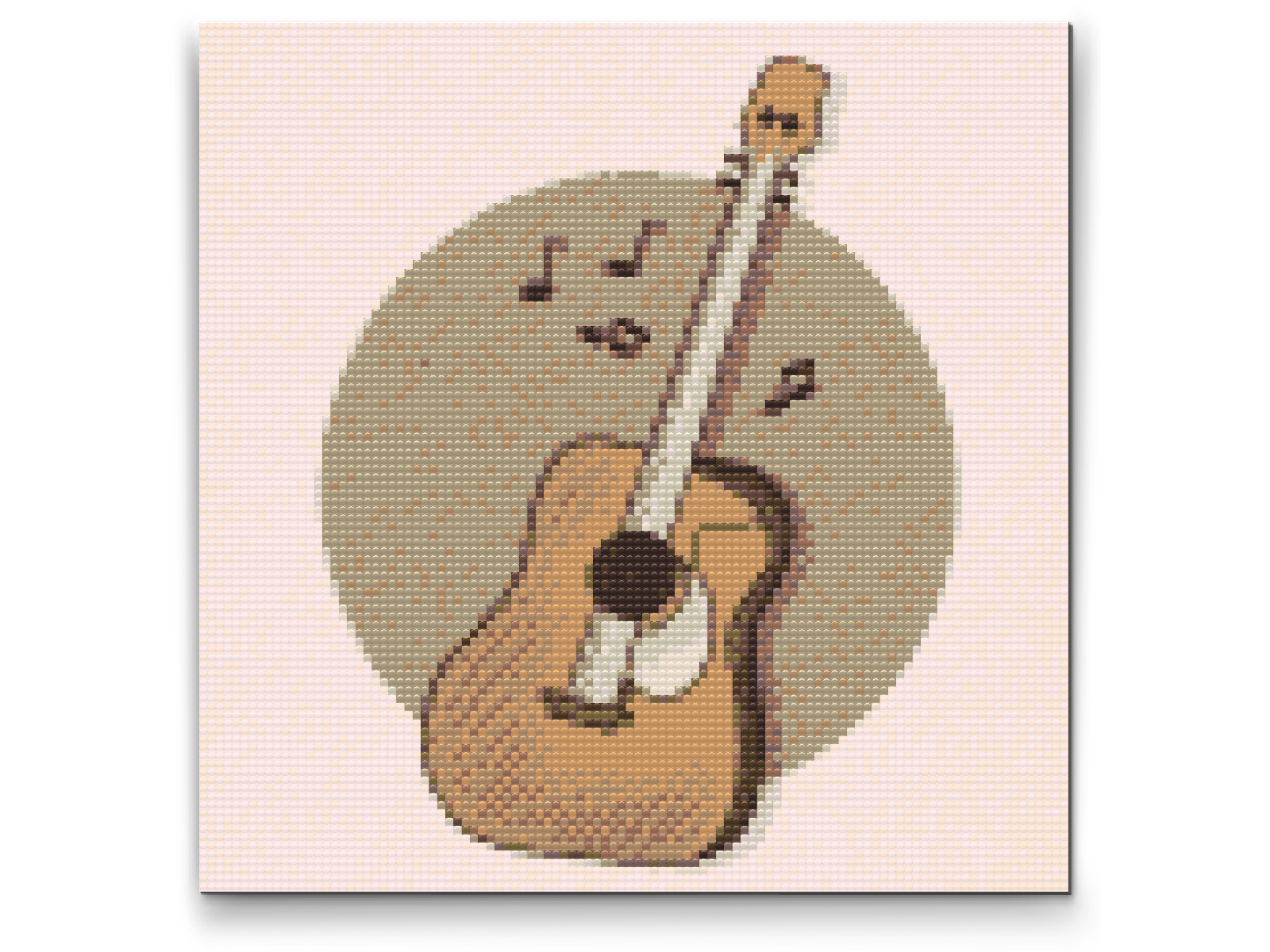 Diamond Painting - Brun guitar