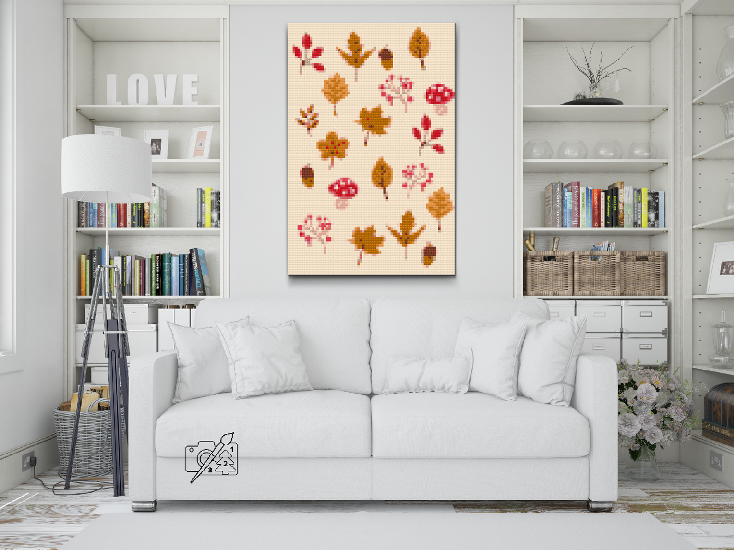 Diamond Painting - Efterårsbaggrund