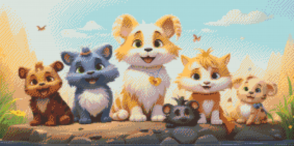 Diamond Painting - Dyrefest