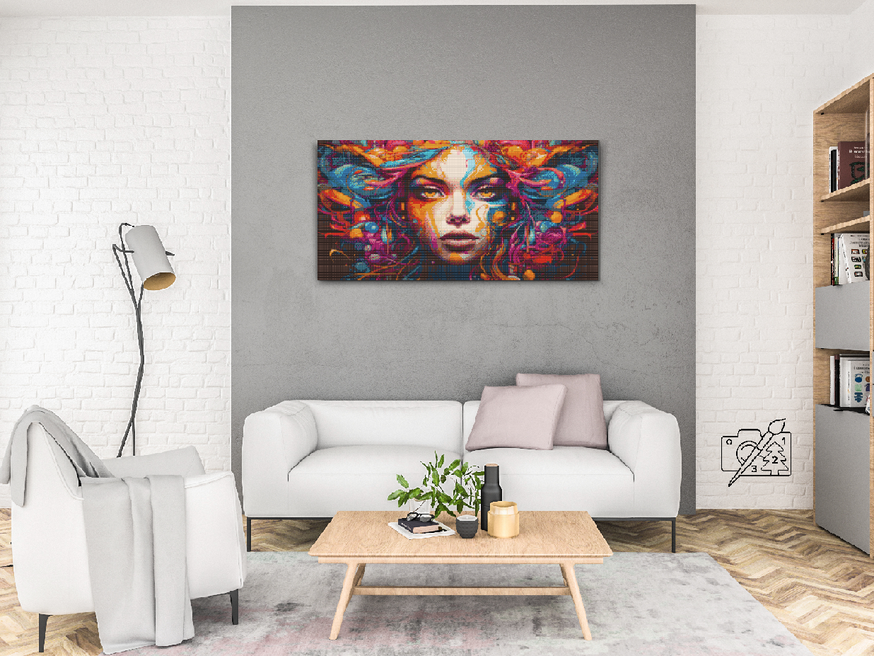 Diamond Painting - Farverig skønhed