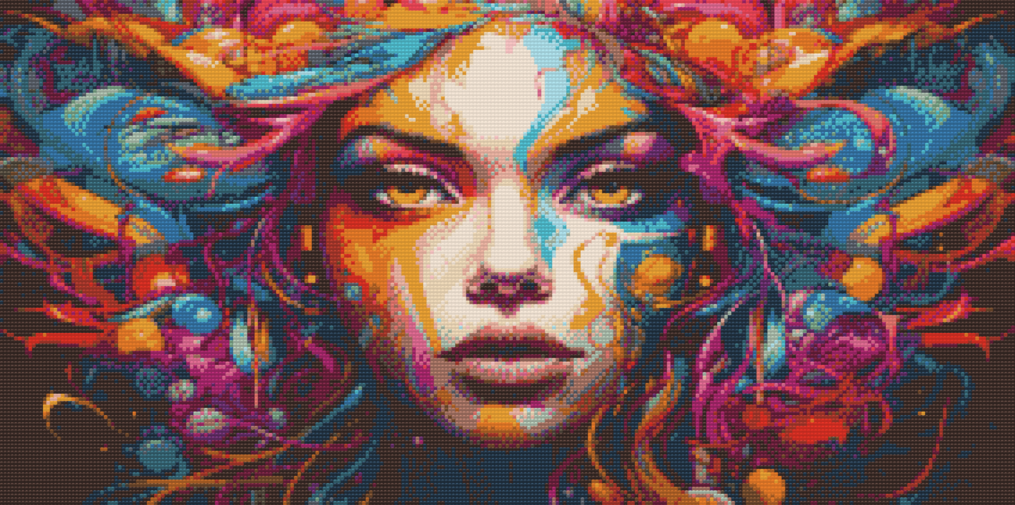 Diamond Painting - Farverig skønhed